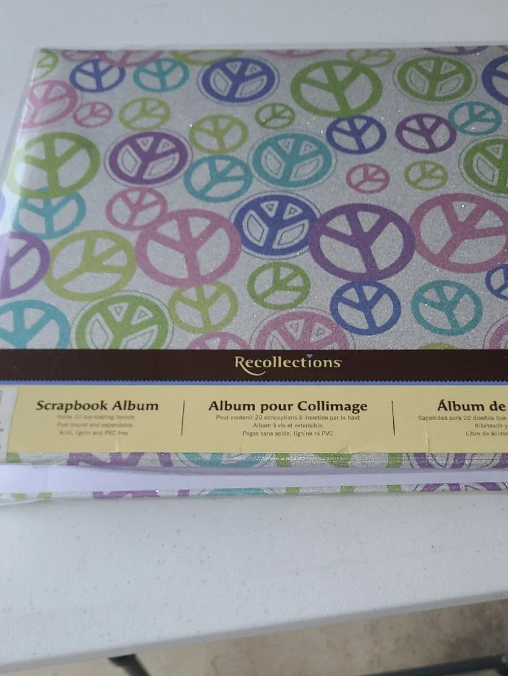 NWT-Recollections Peace Sign Scrapbook Album